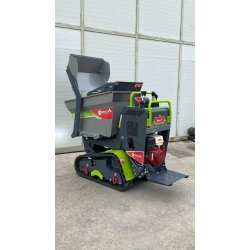 Mini dumper déchargement haut brouette à chenilles