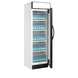 Vitrine réfrigérée blanc CEV425 1 LED TEFCOLD