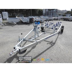 Chariot de mise à l'eau multi-rouleaux - Sun Way G1000MA14 - 1 essieu - PTAC : 1350 Kg - Référence G1000MA19