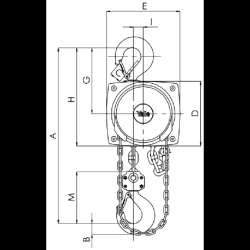 Palan manuel Yale Lift 360® - Levage vertical et horizontal - REF : 60111 - Capacité 0,5t à 20t