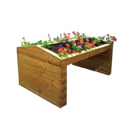 Jardin Potager Régal - Pin traité autoclave classe 4 - Accessible aux personnes en fauteuil roulant - Longueur 2000 mm