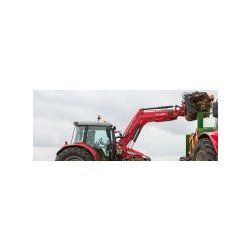 Chargeur frontal agricole MF FL - AGCO Distribution - Hauteur de levage max 6,55 à 4,96 m - Capacité de levage max 1540 à 3270 kg
