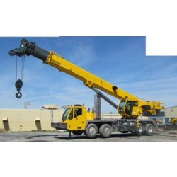 Grue automotrice TMS800E - Manitowoc Cranes - charge maximum 70 tonnes - moteur Cummins 450 CV - flèche MEGAFORM