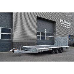 TM 4m80 x 1m80 porte engin 3 x essieux 1800 kg
