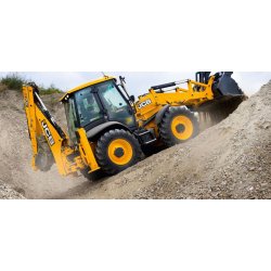 JCB 4CX Eco tractopelles à 4 roues directrices - moteur EcoMAX conforme normes Tier 4i
