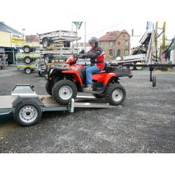 Remorque pour le transport d'un quad - erde - ch 751