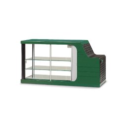 Vitrine réfrigérée de comptoir 120L SCAIOLA - Gris