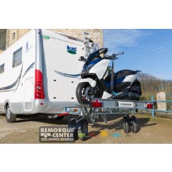 Remorque transversale avec roues pivotantes 360° - YO REMORQUES - CCT4 - charge utile 260 kg - Reference YO_CCT4_260kg