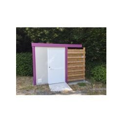 Monobloc wc pmr + 2 urinoirs ext raccordable 205cm x 205cm x 247cm