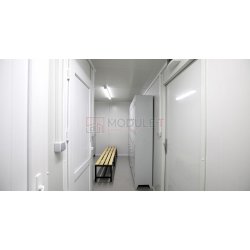 Bungalow vestiaire avec douche NEUF LC.A3003 - 3x2,40m (7,20m²) - isolé en polyuréthane 50mm