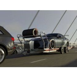Remorque porte-voiture ouvert à double essieu pour sport automobile - A TRANSPORTER - - 130-4519-27-2-12