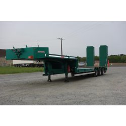 Remorque porte-engins CASTERA - Référence 6391 - Semi-remorques porte-engins 54T - 3 essieux