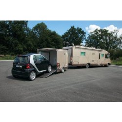 Venus - Remorque fourgon 600 kg - Vans Bardot avec pavillon polyester et options variées
