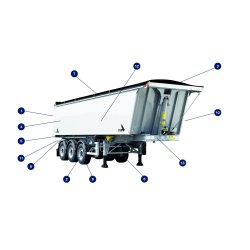 Buildstar - benne pour poids lourd - stas - volume : 26 à 48 m³