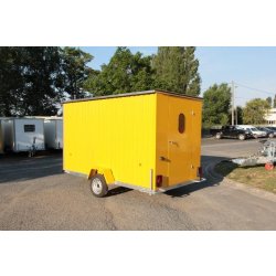 Remorque abri de chantier - ecim - ac 35ta 075sf