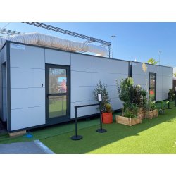 Bloc  sanitaire modulaire raccordable aux réseaux d'alimentation et d'évacuation - MODULO SOLUTIONS