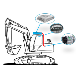 Climatiseur de toit Hygloo T5 - installation facile - structure résistante - 12V ou 24V - thermostat réglable