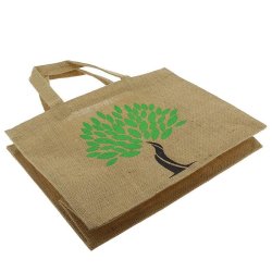 Sac jute logo arbre 42x20 -