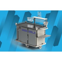 Distributeur de repas inox en multi-portions pour la liaison chaude avec  technologie de maintien en température par accumulation - restauself
