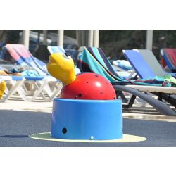 Pataugeoire : figurines arroseuses pour petite enfance - Clown, Coccinelle, Éléphant, Tortue - marque Aquadrolics