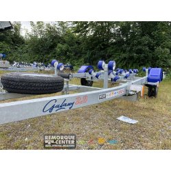 Porte bateau multi-rouleaux GALAXY - GS12 / G820 - PTAC : 1200Kg - 1 essieu - Sun Way