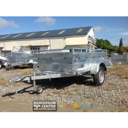 Remorque bagagère renforcée LIDER ROBUST - 1 essieu - PTAC : 750/500 Kg - 200 x 134 cm - Référence 39350