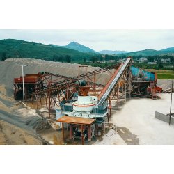 Concassage et criblage pour roche volcanique 0-5mm - concasseur à cône et broyeur à sable VSI