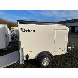 Remorque fourgon en polyester composite DEBON Non-Freinée - C255 V2 - PTAC : 500 ou 750 Kg - 255x125xH155 cm - Référence C255 Sans Frein