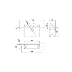 C20597no-  galet silencieux sur chape compacte