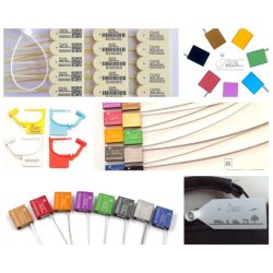 Scellé de sécurité métallique ou plastique - personnalisé - Traçabilité et protection des biens et marchandises