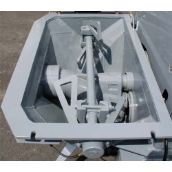 Pompe à béton Putzmeister P 718 - débit max. 18 m3/h, pression max. 70 bar, moteur Diesel Deutz 34,5 kW