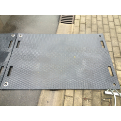 Plaque de roulage économique et antidérapante - 1500x1000 mm - 10 T de charge admissible - Ecomats