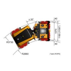Rouleau tandem pour les enrobés CC 1100 - Compactage performant - Moteur Kubota D1703-M