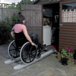 Paire de rampes télescopiques renforcées en aluminium - 150 cm - Charge maximale 450 kg - Référence F114010