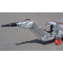 Remorque porte-engin ECIM - PEGD 15 TA 130 AF avec timon compensateur et châssis galvanisé