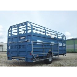 R550 - Bétaillère simple essieu - Série lourde renforcée - PTAC 6150 kg - 5,50m pour 8 à 9 bovins