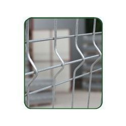 Clôture grillagée - fil acier galvanisé plastifié vert diam. 4 mm - maille dégressive 200 x 50 mm