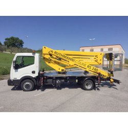 Camion nacelle Ecoline RS 240 - Ruthmann - Hauteur de travail 23,60 m - 2017 - Télescope articulé