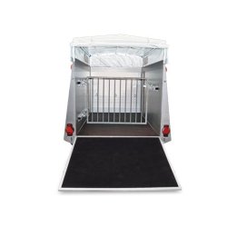 7930 - Remorque bétaillère aluminium HUMBAUR - PTAC 2400 kg - Carry Remorques
