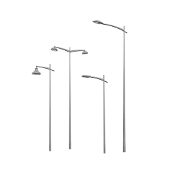 Mât d'éclairage public cylindro-conique arcos gs 13 / en acier galvanisé
