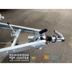 Remorque fourgon LIDER V3 - freiné - 260x150x177 cm - PTAC : 750 kg - Référence 42970
