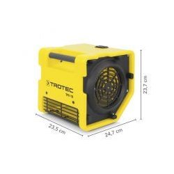 Turboventilateur TFV 10 - Ventilateur centrifuge industriel Trotec - 4,95 kg - Débit d'air jusqu'à 380 m³/h