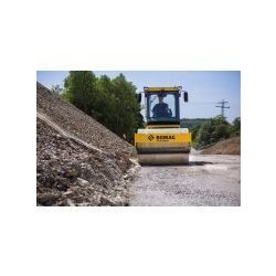 Bw 177 d-5 - Rouleau monocylindre compact Bomag - Poids 6600 kg - Tier4f - Compactage sols non cohérents et liaisons hydrauliques