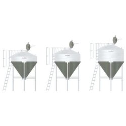 Silo BABYSTAR en matériaux composites - à partir de 3,5m3 - Ø2325