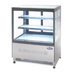 Vitrine réfrigérée murale 900mm vitre droite 290L ATOSA