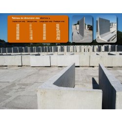 T-béton - Éléments préfabriqués pour stockage de maïs et matériaux divers en béton armé