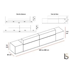 Comptoir d'accueil 2 personnes Z1 - Officity - 400, Non