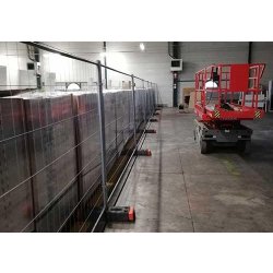 Clôture grillagée standard 3.5m*2m - temporaire, légère et pré-galvanisée
