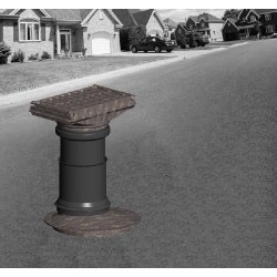 Puistar - Couvercle de regard soleno avec cadre ajustable - Résistance CL-625, H-25, HS-25