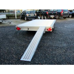 Remorque porte voiture - Humbaur Universal 3000 - châssis acier galvanisé, plancher alu renforcé, 3000 kg PTC